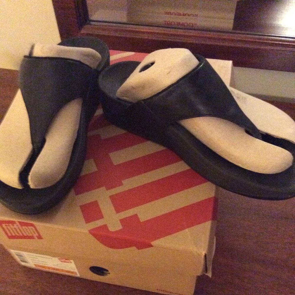 Lulu leather black Fitflop